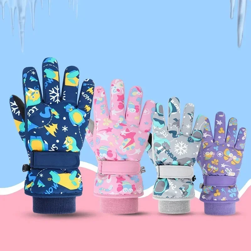 Kids’ Winter Ski Gloves