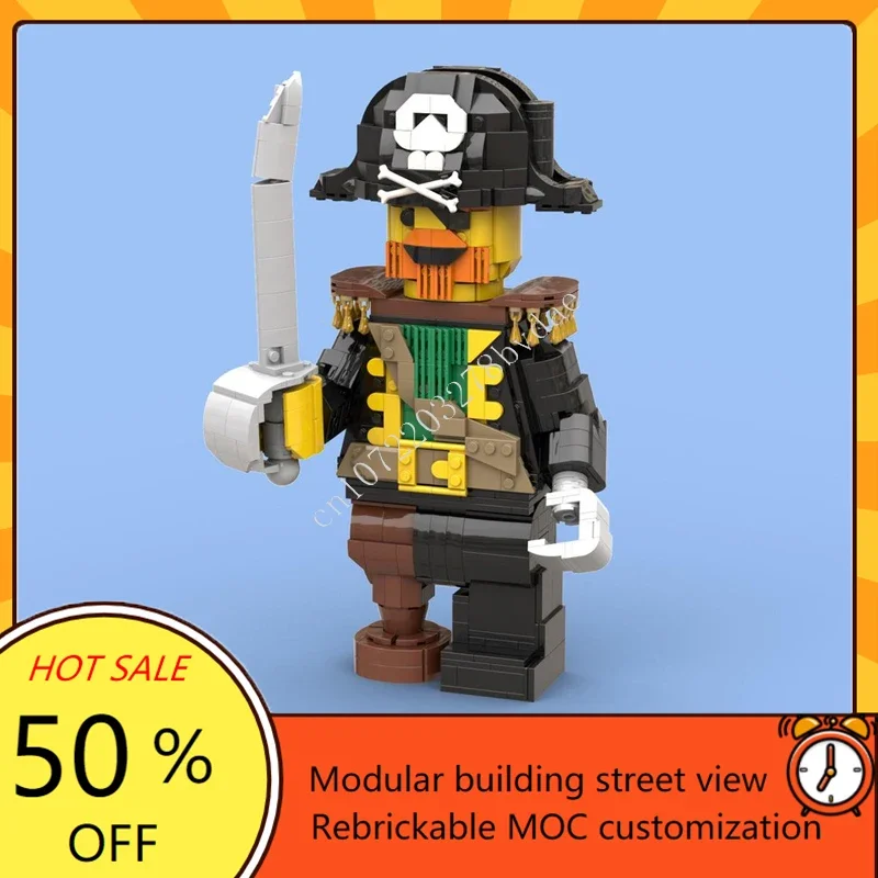 986-Piece Pirate Figure Model
