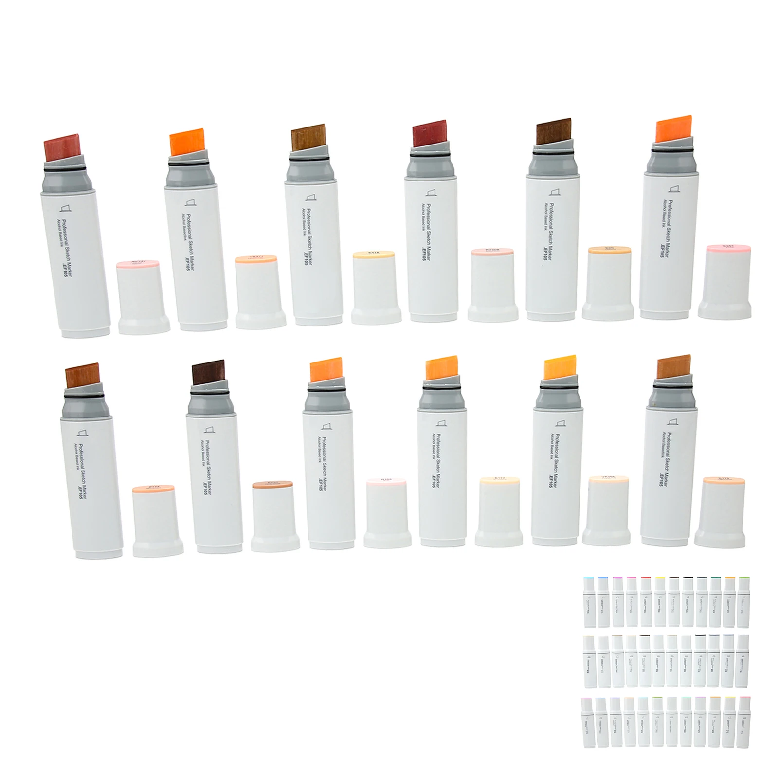 Wide-Tip Alcohol Markers