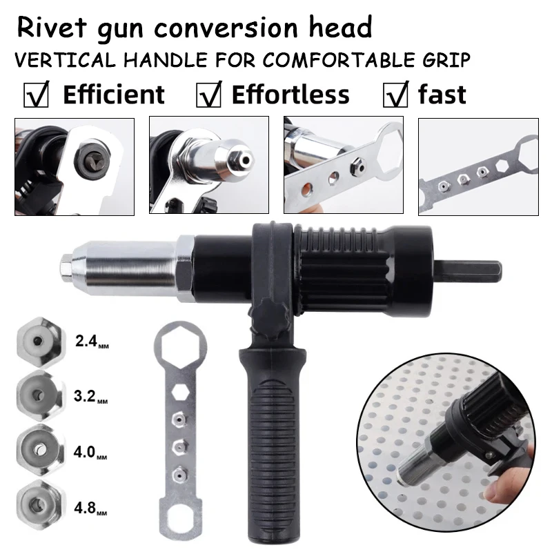 Aluminum Rivet Gun Adapter