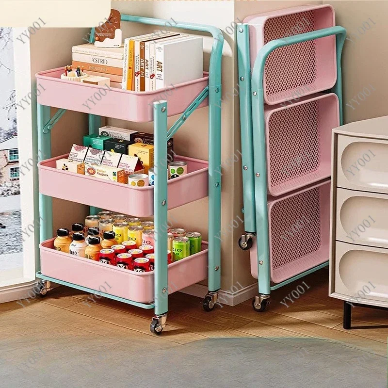 Foldable Rolling Storage Cart