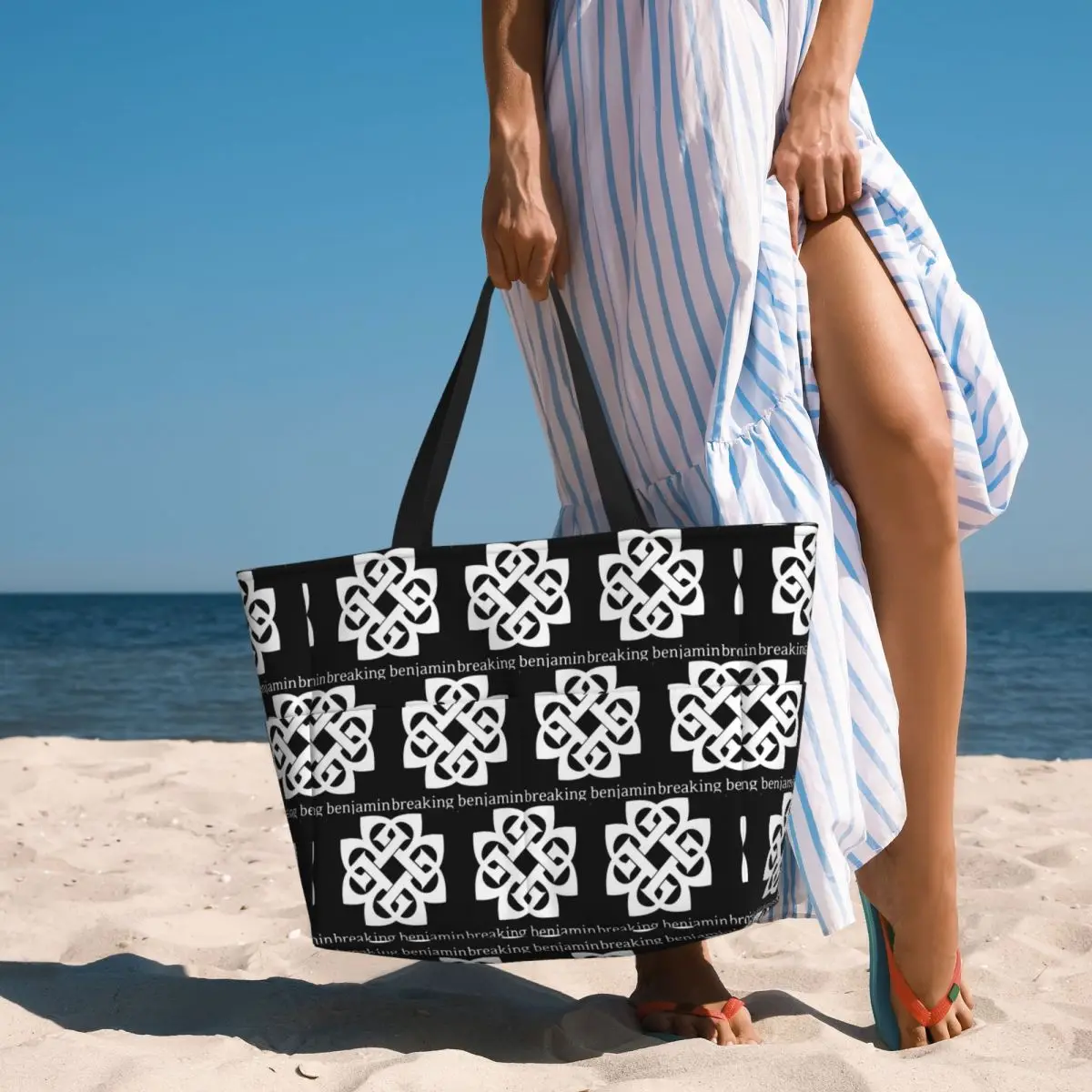 Breaking Benjamin Beach Tote