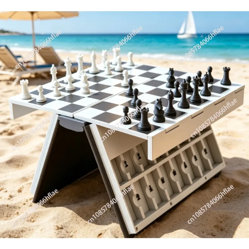 Foldable Magnetic Chess Book