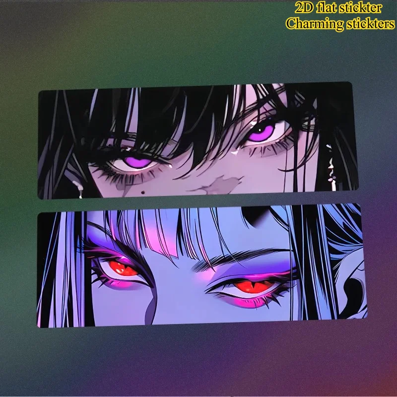 Reflective Anime Eye Decal