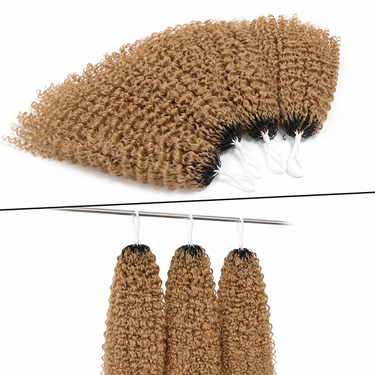 Honey Blonde Crochet Hair